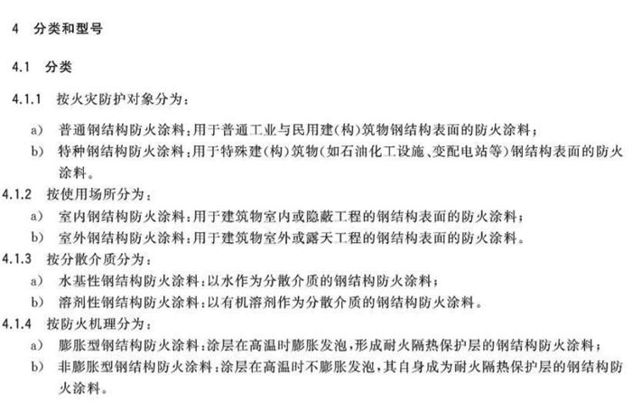 【鋼結(jié)構防火涂料的選擇】GB14907-2018(圖2)
